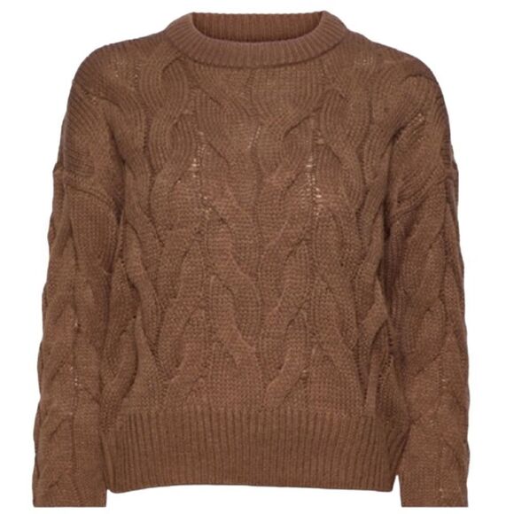 Vero Moda fossil colored crewneck sweater, size small - Picture 4 of 9